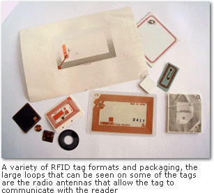Photo of RFID tags
